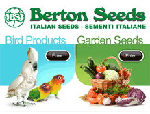 Tablet Screenshot of bertonseeds.ca